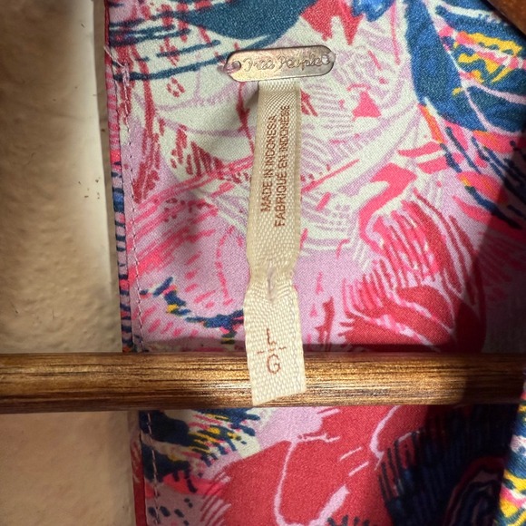 Free People Daydream Floral Butterfly Print‎ Dress Boho Festival Feminine Sz L - Picture 9 of 12